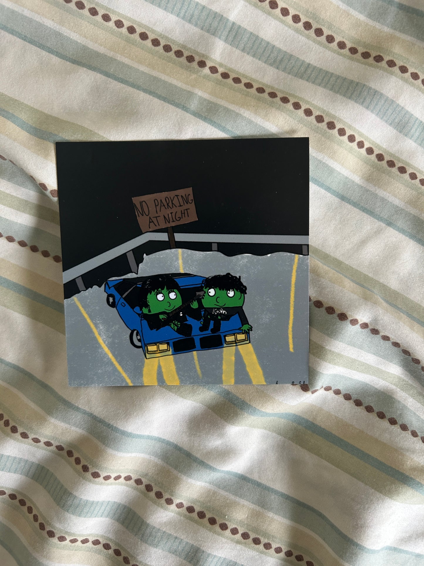 Clara & Round On a First Date Print