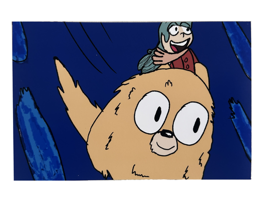 Hilda Riding Woof Print