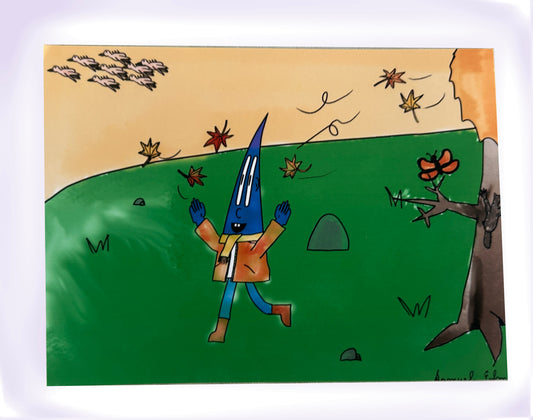 Triangle in Nature Print